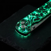 Tunaifire GT-T0070-3 VG10 Folding Knife | Luminous Carbon Fiber Handle, Stone Wash, Smooth Ball Bearing