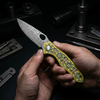 3D Print Aluminum Handle Damascus Steel Pocket Knife