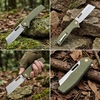 GT955 D2 Steel Folding Knife 59HRC Micarta Handle EDC Pocket Knife