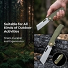 GT955 D2 Steel Folding Knife 59HRC Micarta Handle EDC Pocket Knife