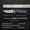 GT961 Stonewashed D2 Steel Folding Knife for Camping & Everyday Carry