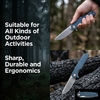 GT961 Stonewashed D2 Steel Folding Knife for Camping & Everyday Carry