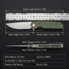 GT961 Stonewashed D2 Steel Folding Knife for Camping & Everyday Carry GT961 Stonewashed D2 Steel Folding Knife for Camping & Everyday Carry