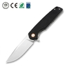 GT961 Stonewashed D2 Steel Folding Knife for Camping & Everyday Carry