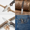 Premium GT961 Tactical Folding Knife D2 Steel Red Carbon Fiber Outdoor Camping Pocket Tool