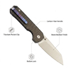 GT-T0070-3 EDC Pocket Knife VG10 Blade Carbon Fiber Ball Bearing Folding Knife