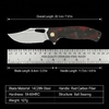 Lightweight GT-T0050-1 Tactical EDC Knife 14C28N Steel Carbon Fiber Handle For Outdoor Lightweight GT-T0050-1 Tactical EDC Knife 14C28N Steel Carbon Fiber Handle For Outdoor