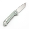Tunafire Knife D2 Steel Button Lock EDC Folding Knife G10 Handle Portable Camping Survival Pocket Knives Utility Hand Tool
