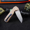 Premium VG10 Ball Bearing Folding Pocket Knife G10 Handle Stone Wash 59-60HRC Lightweight 84g EDC Outdoor Camping Hardware Utility Survival Tool,Lightweight EDC Knife, 59-60HRC Knife, Daily Carry Knife