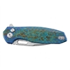 Tunafire knife GT-T0044-5 VG-10 Steel Pocket Folding Knife Blue Titanium Alloy Handle Button Lock EDC Carry Knife Tunafire knife GT-T0044-5 VG-10 Steel Pocket Folding Knife Blue Titanium Alloy Handle Button Lock EDC Carry Knife