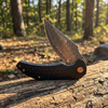 GT-DM019 Damascus Steel Folding Knife Carbon Fiber G10 Handle Ball Bearing 59-60HRC EDC Pocket Knife For Camping Collection