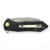GT-DM020 Damascus Folding Knife Carbon Fiber G10 Handle Smooth Ball Bearing Flip, 59-60HRC Super Sharp Blade, 125g Lightweight EDC Pocket Knife With Black Gift Box For Outdoor & Collection GT-DM020 Damascus Folding Knife Carbon Fiber G10 Handle Smooth Ball Bearing Flip, 59-60HRC Super Sharp Blade, 125g Lightweight EDC Pocket Knife With Black Gift Box For Outdoor & Collection