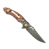Portable EDC Hardware Tool GT-DM024 Damascus Steel Pocket Knife Fiber Board Handle Smooth Ball Bearing Flipper Knife Portable EDC Hardware Tool GT-DM024 Damascus Steel Pocket Knife Fiber Board Handle Smooth Ball Bearing Flipper Knife