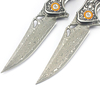 GT-DM024 Pocket Folding Knife Portable EDC Damascus Steel Knife Fiber Board Handle Ball Bearing Flipper Knife GT-DM024 Pocket Folding Knife Portable EDC Damascus Steel Knife Fiber Board Handle Ball Bearing Flipper Knife