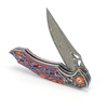 GT-DM024 Pocket Folding Knife Portable EDC Damascus Steel Knife Fiber Board Handle Ball Bearing Flipper Knife GT-DM024 Pocket Folding Knife Portable EDC Damascus Steel Knife Fiber Board Handle Ball Bearing Flipper Knife