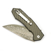 High Hardness Damascus Steel Pocket Knife GT-T0034-1 Button Lock G10 Handle Perfect Flipper Knife