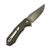 High Hardness Damascus Steel Pocket Knife GT-T0034-1 Button Lock G10 Handle Perfect Flipper Knife