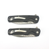 Tunafire Knife G10 Carbon Fiber Folding Knife 3.54"Damascus Steel Blade Camping Hunting Tool GT-T0036-1
