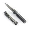 Tunafire Knife G10 Carbon Fiber Folding Knife 3.54"Damascus Steel Blade Camping Hunting Tool GT-T0036-1