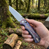 CNC Machined Anodized Titanium Knife GT-T0039-1 Stone Wash VG-10 Steel High Hardness Collectible EDC Knife Gift for Men