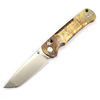 Yellow burn-titanium handle