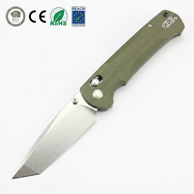 Axis Lock Tactical Pocket Knife GT-T0041-1 14C28N Steel 60HRC G10 Handle Lightweight Daily Carry Folder
