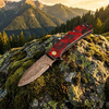 GT-DM044-2 VG10 Copper Damascus Folding Knife Carbon Fiber Handle Ball Bearing EDC Pocket Knife 58-59HRC