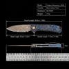 GT-DM044-2 VG10 Copper Damascus Folding Knife Carbon Fiber Handle Ball Bearing EDC Pocket Knife 58-59HRC