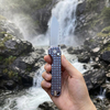 GT-T0070-6 Portable EDC Folding Knife Sharp VG10 Blade Titanium Alloy Handle Outdoor  Survival Tool