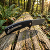 Tunaife knife 3.43"D2 Steel Blade Ball Bearing Flipper Knife G10 Handle EDC Pocket Knife With Clip