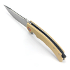 GT-T0064 Ball Bearing Pocket Folding Knife, D2 Steel Stone Wash G10 Handle Utility Tool For Hiking Camping Backpacking