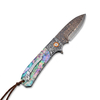 58-59HRC VG10 Bronze Damascus Pocket Knife Mother of Pearl Handle Ball Bearing GT-DM044 58-59HRC VG10 Bronze Damascus Pocket Knife Mother of Pearl Handle Ball Bearing GT-DM044