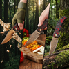 Tunafire Knife EDC Camping Hunting Damascus steel Blade Carbon fiber Handle Hiking Tool Tunafire Knife EDC Camping Hunting Damascus steel Blade Carbon fiber Handle Hiking Tool