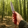 GT‑K4020‑3 Folding Pocket Knife, Brass Damascus Pattern Blade with VG10 Steel Core 58‑59HRC, Yellow Sandalwood Handle, Ball Bearing Opening, Lightweight Collectible EDC Knife with Black Gift Box GT‑K4020‑3 Folding Pocket Knife, Brass Damascus Pattern Blade with VG10 Steel Core 58‑59HRC, Yellow Sandalwood Handle, Ball Bearing Opening, Lightweight Collectible EDC Knife with Black Gift Box