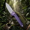 GT-T0070-6 Portable EDC Folding Knife Sharp VG10 Blade Titanium Alloy Handle Outdoor  Survival Tool