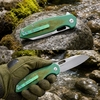 Tunafire Button Lock Folding knife 60HRC VG10 Blade Titanium Alloy Handle knife outdoor edc tool