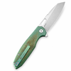 Tunafire Button Lock Folding knife 60HRC VG10 Blade Titanium Alloy Handle knife outdoor edc tool