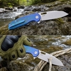 Tunafire Button Lock Folding knife 60HRC VG10 Blade Titanium Alloy Handle knife outdoor edc tool Tunafire Button Lock Folding knife 60HRC VG10 Blade Titanium Alloy Handle knife outdoor edc tool