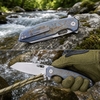 Tunafire Button Lock Folding knife 60HRC VG10 Blade Titanium Alloy Handle knife outdoor edc tool Tunafire Button Lock Folding knife 60HRC VG10 Blade Titanium Alloy Handle knife outdoor edc tool
