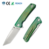 Premium Folding Knife VG10 Steel Blade Gray Titanium Handle Camping Survival Knife GT-T0077 Premium Folding Knife VG10 Steel Blade Gray Titanium Handle Camping Survival Knife GT-T0077