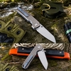 GT-T0070-6 Portable EDC Folding Knife Sharp VG10 Blade Titanium Alloy Handle Outdoor Tactical  Survival Tool