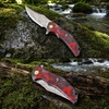 Tunafire Knife EDC Camping Hunting Damascus steel Blade Carbon fiber Handle Hiking Tool Tunafire Knife EDC Camping Hunting Damascus steel Blade Carbon fiber Handle Hiking Tool