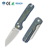 Premium M390 Folding EDC Pocket Knife, Ball Bearing Pivot, Stone‑Wash Blade, Titanium Alloy Handle for Camping Hiking Everyday Carry GT-T0070-1 Premium M390 Folding EDC Pocket Knife, Ball Bearing Pivot, Stone‑Wash Blade, Titanium Alloy Handle for Camping Hiking Everyday Carry GT-T0070-1