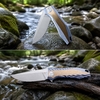RKMP Portable Pocket Folding Knife M390 58-60HRC DLC Coated Blade Titanium Handle RKMP Portable Pocket Folding Knife M390 58-60HRC DLC Coated Blade Titanium Handle
