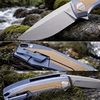 RKMP Portable Pocket Folding Knife M390 58-60HRC DLC Coated Blade Titanium Handle RKMP Portable Pocket Folding Knife M390 58-60HRC DLC Coated Blade Titanium Handle