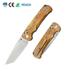 Lightning Pattern Anodized Titanium Style Folding Knife, VG-10 Stonewashed Blade 60-61HRC, Ceramic Ball Bearing Smooth Open, 111g Lightweight EDC Tactical Pocket Knife for Daily Carry Outdoor Cutting Lightning Pattern Anodized Titanium Style Folding Knife, VG-10 Stonewashed Blade 60-61HRC, Ceramic Ball Bearing Smooth Open, 111g Lightweight EDC Tactical Pocket Knife for Daily Carry Outdoor Cutting