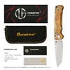Yellow burn-titanium handle
