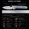Tunafire Knife Camping Survival Pocket Tool M390 Blade Titanium Alloy Outdoor Hunting Knife  GT-T0080