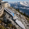 Tunafire Knife Camping Survival Pocket Tool M390 Blade Titanium Alloy Outdoor Hunting Knife  GT-T0080