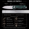 Tunaifire GT-T0070-3 VG10 Folding Knife | Luminous Carbon Fiber Handle, Stone Wash, Smooth Ball Bearing Tunaifire GT-T0070-3 VG10 Folding Knife | Luminous Carbon Fiber Handle, Stone Wash, Smooth Ball Bearing